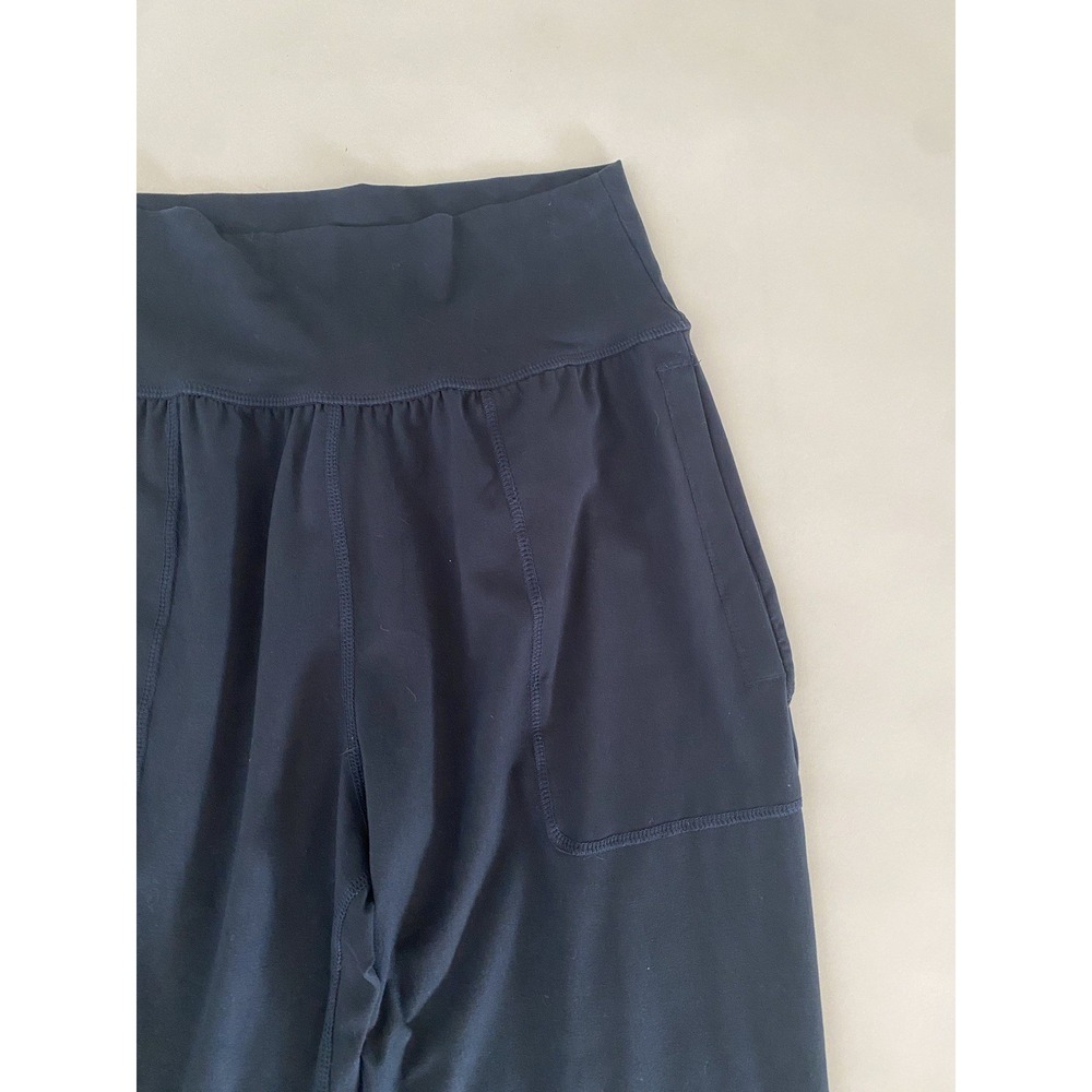 RAE MODE Butter Soft Sz Small Jogger Pockets Navy Blue Yoga Womens Excellent - Picture 4 of 14